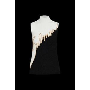 25SS Balmain Ribbed 탑 EF1AG267KI12EMY