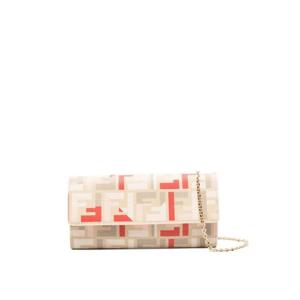 25FW Fendi FF FABRIC CONTINENTAL WITH CHAIN 파우치 8M0365AV1YF1SY7