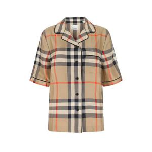 25SS Burberry 프린트 satin 셔츠 8052749A7028