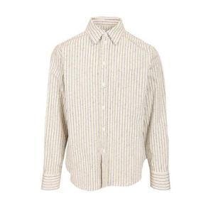 25SS 보테가베네타 Striped 코튼 and linen 셔츠 7863401330