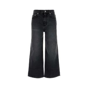 25FW KENZO 블랙 stretch 데님 jeans FF62DP2336C8BS