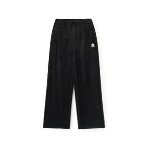 MLB바지 RQC 3FPTB0346-50BKS 여성 베이직 스몰로고 골지 벨로아 세미 와이드팬츠 뉴욕양키스