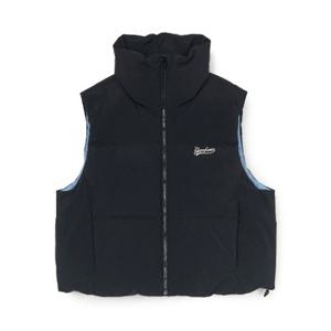 M MLB조끼 RQC 3FDVV1046-50BKS 여성 바시티 패딩조끼 뉴욕양키스