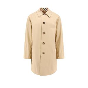 24FW Burberry Premium fabric 코트 with button closure 클래식 collar and checkered inner lining  8091071A3743