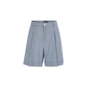25SS 폴로 랄프 로렌 폴로 랄프 로렌 Pleated 코튼 Chambray 숏츠 211959939001
