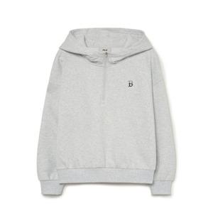 MLB 우먼스 베이직 애슬레저 스몰로고 반집업 기모 후드티 A5 3FHDB2036 43MGL 50BKS