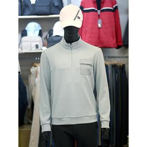 팜스프링스 세이브존03 팜스프링스 남성 골프 겨울 배색 포켓 반집업 티셔츠 ASTZM244156GA