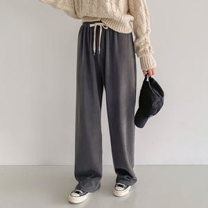 [올리비에스클로젯] 스판 밴딩 일자와이드 트레이닝팬츠_O2511PT113D