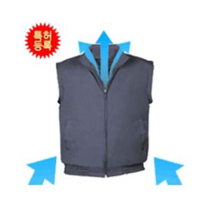 아이스팩조끼 아이스뱅크 냉풍조끼 곤색 A type /A-N2006