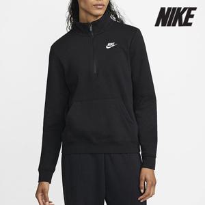 [나이키]나이키 여성 반집업티/ DQ5839-010/ 우먼스 NSW 클럽 플