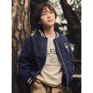 [탑텐키즈]공용) 테마 클래식캠퍼스 바시티 패딩 점퍼 MKE4JP3021