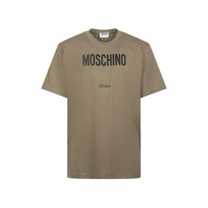 25 FW 모스키노 로고 프린트 티셔츠 252ZZ07135241 TP444928717