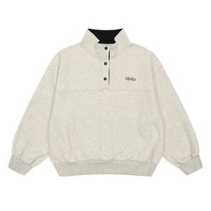 [에꼴리에]에꼴리에 더센트럴 썬그립 패치 배색 카라 맨투맨티 25D5451