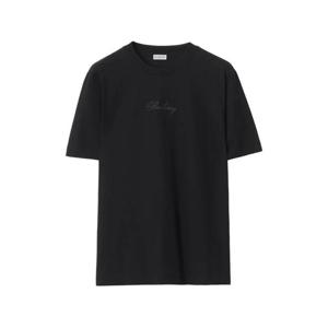 버버리 커시브 로고 코튼 티셔츠 8119183