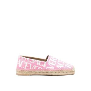 베르사체 올오버 로고 프린트 에스파드리유 10040301A06636