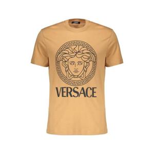 25 FW 베르사체 로고 프린트 티셔츠 10118611A16047 TP445087703