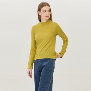 [베네통] 베이직 모크넥 티셔츠_BATS55561GN