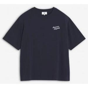 메종키츠네 MAISON KITSUNE 25 HANDWRITING EMBROIDERY OVERSIZE TEE OM00123KJ0119-P476