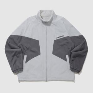 M 엄브로바람막이 CQK UP421CJKN1-LGR 리버시블 플리스 우븐 셋업 바람막이 자켓 / Light grey