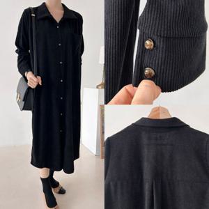 나야홍 / 위쉬몰 BS 엔드골덴블랙원피스남방(T497H510) 빅사이