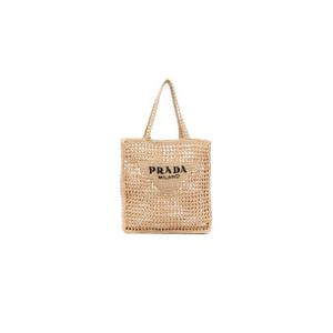 프라다 로고 자수 베이지 토트백 2268866