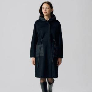 [앤클라인(여성의류)]배색 스트링 코트 9H4HC4170