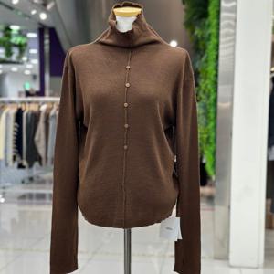 [오조크]절개 단추 포인트 터들넥 니트/FOTWCWT592PA_SH