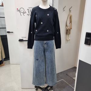 [반에이크]반에이크김천모다 스타자수니트VB4YKTM503ZBK_KG