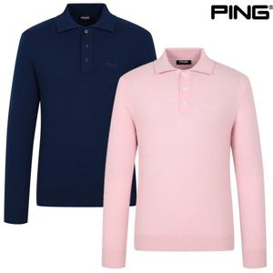 [핑]겨울 남성 캐시미어 카라 긴팔 니트 111D4SR311_PN_CJ