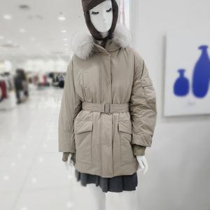 [비지트인뉴욕]폭스후드 집업 야상실루엣 다운점퍼 VBCDO40_US