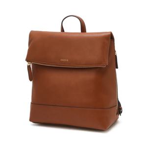 [헤지스]헤지스 브라운 로고프린트 가죽 백팩 WIBA4E405W2