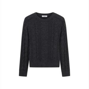 [폴햄]여성 울블랜드 피셔맨조직 니트(PHF4ER2480OR)