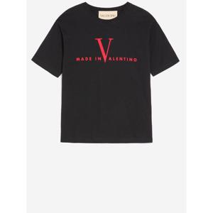 VALENTINO Valentino T shirts and Polos Black 8V3MG16PBAQ0NR