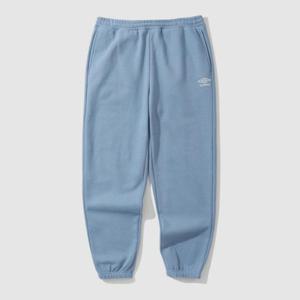 엄브로바지 NQC UP423CFPN1-WBL 에센셜 기모 루즈 조거 팬츠 WHITE BLUE