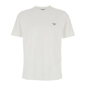엠포리오아르마니 로고 자수 크루넥 반팔 티셔츠 EM005396 AF13
