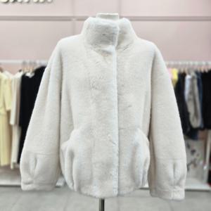 [샤틴]하이넥 페이크 퍼 쟈켓S254C103A03