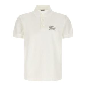 BURBERRY Embroidery polo shirt 8119009CHALK
