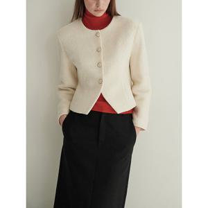 [헤레이스]울 라운드 루엘자켓_YMSH25FW339