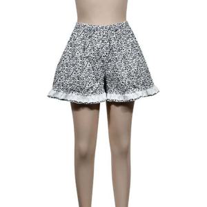 플로럴 패턴 여성 60수 오가닉 3부 파자마 잠옷 바지