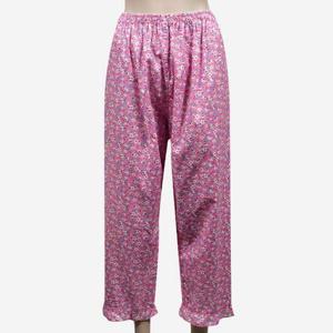 여성 꽃패턴 아사면 60수 9부 파자마 잠옷 바지 하의