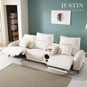 [저스틴퍼니처]알리 이태리 이지클린 홈바 전동 리클라이너 4인 소파
