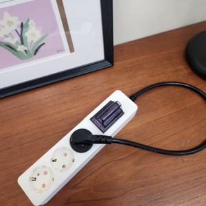 국산 고용량 멀티탭 3구 0.7m 에어컨 4000W 배선 차단