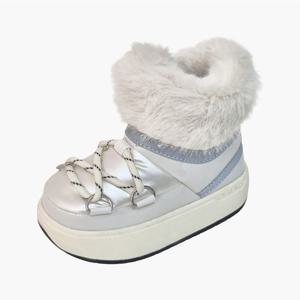 [베어파우(슈즈)]ARI 아동방한겨울패딩부츠 K3042084RD 화이트