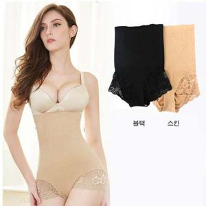여자 옆구리 뱃살 똥배 라인 보정 삼각 레이스 거들
