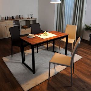 [저스틴퍼니처]로드 멀바우 4인 식탁세트(1400)