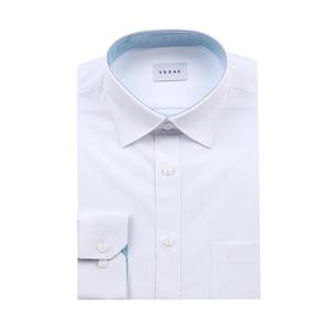 [예작(셔츠)]긴소매 일반핏  모달 필라필 스판 배색 YJFSBR122-WHBLVI