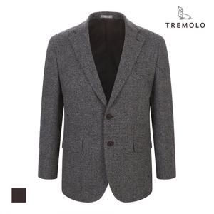 [트레몰로][TREMOLO] 남성 모혼방 잔체크 자켓._TGBFF3F9341