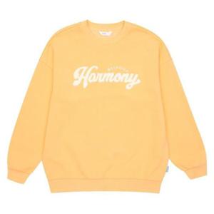 소이 HC14 오렌지 부클 자수 맨투맨 티 23W1458