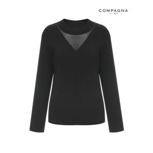 [꼼빠니아][꼼빠니아]포인트 시스루 니트-CW23SL1502056A