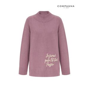 [꼼빠니아][꼼빠니아]레터링 루즈 니트-CW23SW1202055C